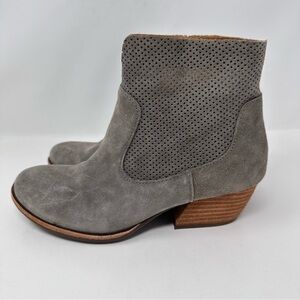 Kork-Ease Sherrill Suede Boots Grey Size 6